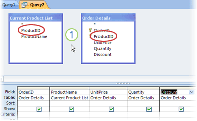 Unintentianl cross join in query Design view