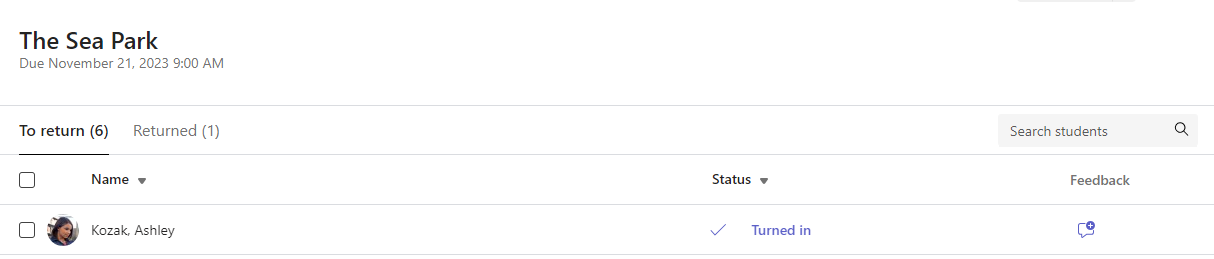 Screenshot of homework.