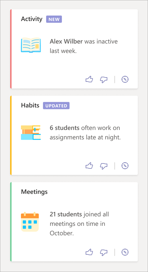 Screenshot that shows Spotlights tiles