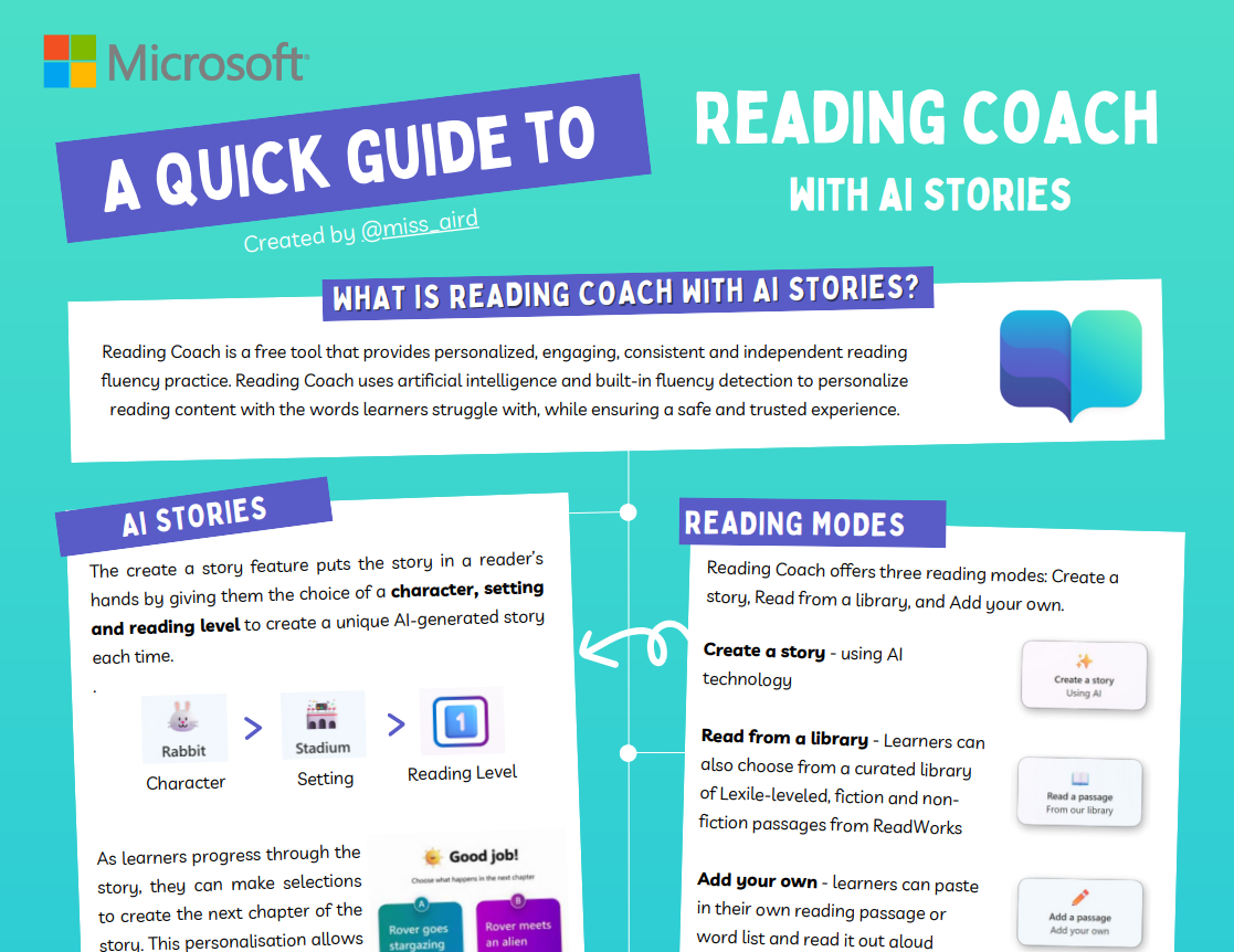 Screenshot of AI Reading Coach.