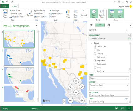 Tour Editor task pane