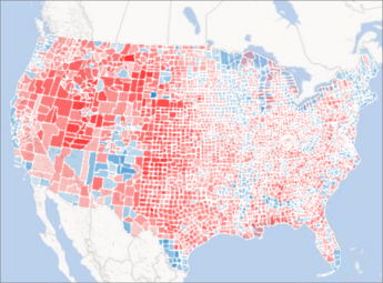Region chart in Power Map
