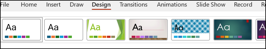 PowerPoint themes