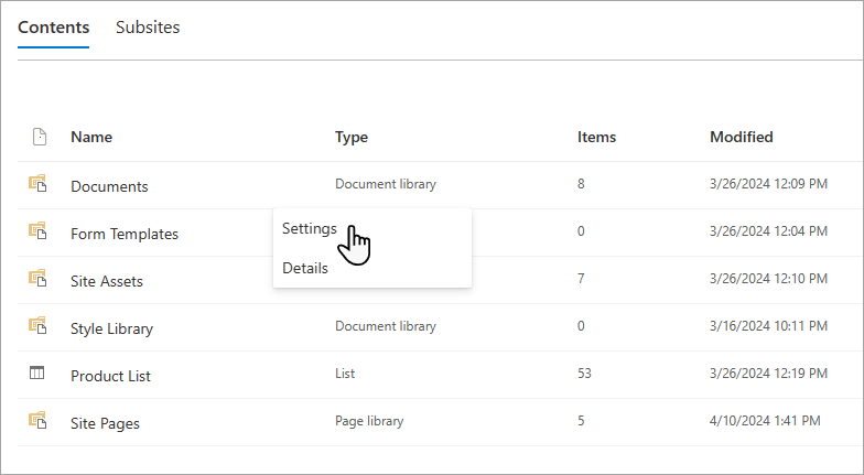 Enable audience targeting in a library.