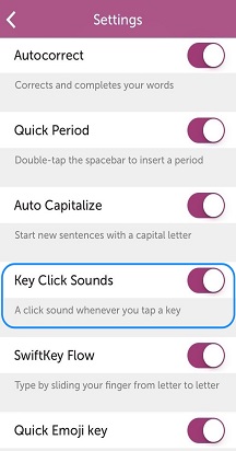 Settings_Key Click