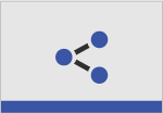 A dot with lines to two other dots