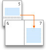 Document that contains odd page section break